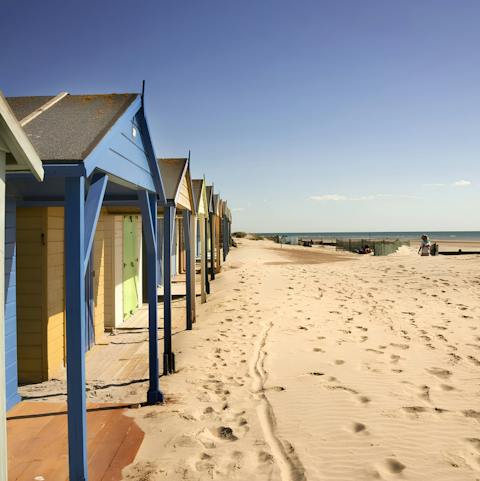 Spend the day at West Wittering beach, a twenty-five-minute drive away