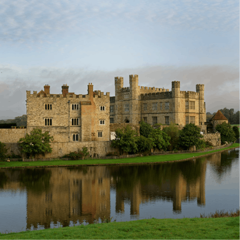 Explore the grounds of Leeds Castle after hours