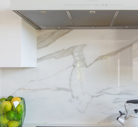Gorgeous marble kitchen