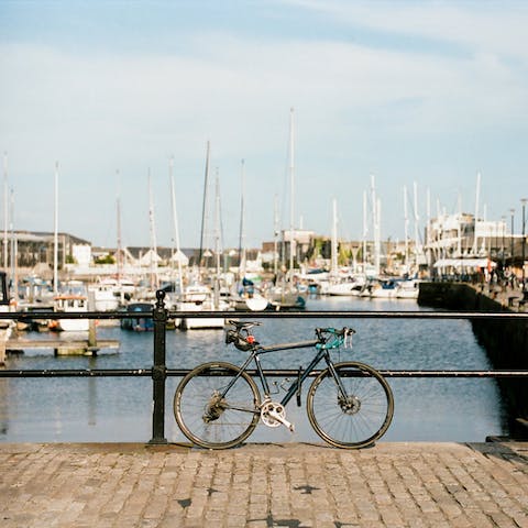 Visit Plymouth's waterfront and hire a boat to get out on the water