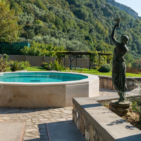 Marvel at the views while relaxing in the Jacuzzi