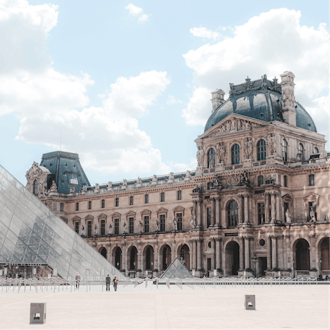 Take the short walk to the Louvre for an afternoon of artistic exploration