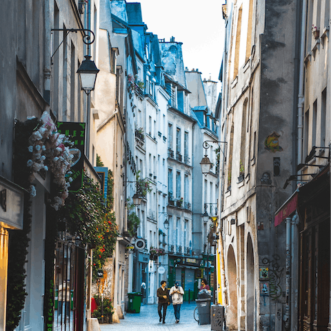 Head out and explore the culturally rich area of Le Marais nearby