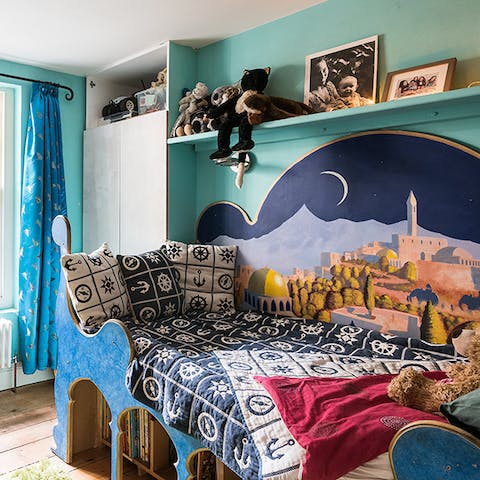 Take the kids on an adventure in the themed bedrooms