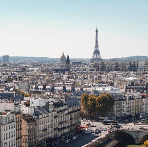 Enjoy your prime location in the very heart of Paris with the iconic Champs Elysées  a three-minute walk away