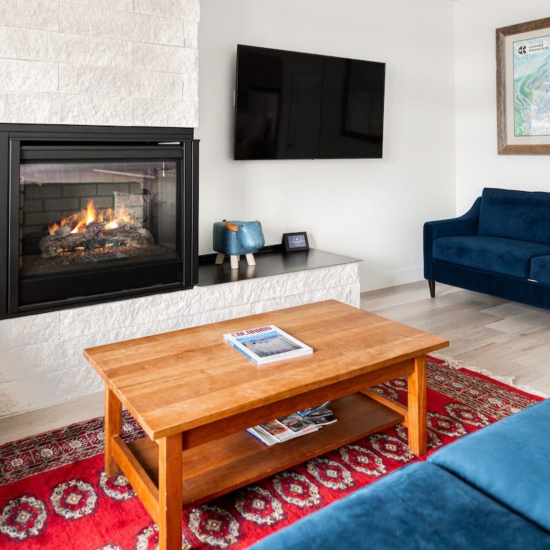 Cosy up with a mug of hot cocoa and keep your toes toasty in front of the fire