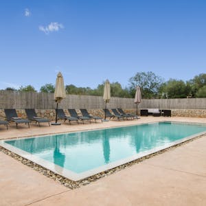 **Beautiful pool area** Guests enjoyed relaxing in the pool area, which is large and has plenty of sunbathing spots. 