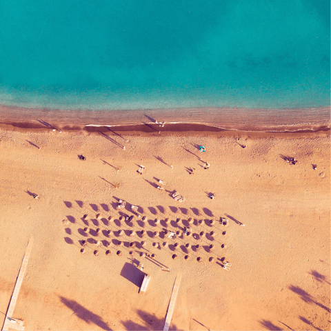 Flip-flop down to La Malagueta Beach for the afternoon, just a 10-minute stroll away