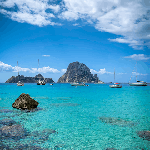 Rent a car and explore Ibiza's majestic coast