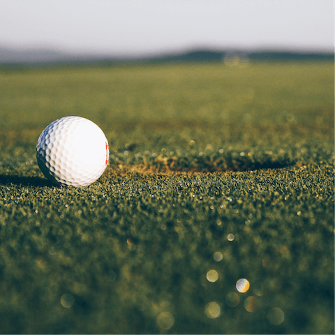 Tee off from one of the championship golf courses close by