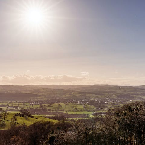 Take a stroll and explore the gorgeous Denbighshire countryside