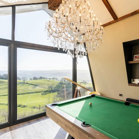 Get competitive with a few games of pool in the games' room