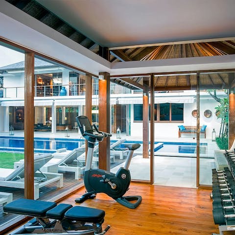 Stay energised in the home gym