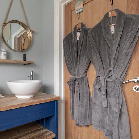 Wrap yourself in a soft robe and treat yourself to an at-home spa day