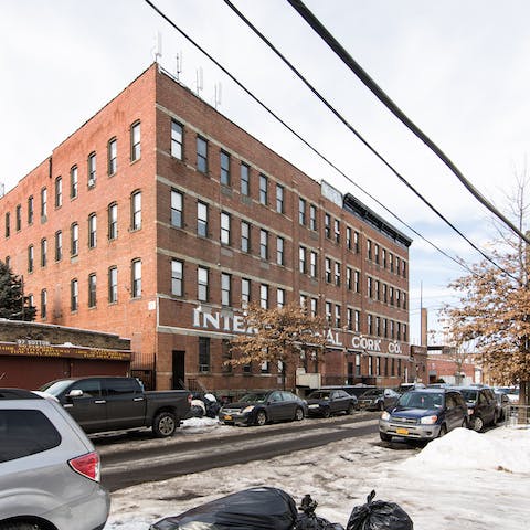 Stay in a trendy loft apartment in a converted factory