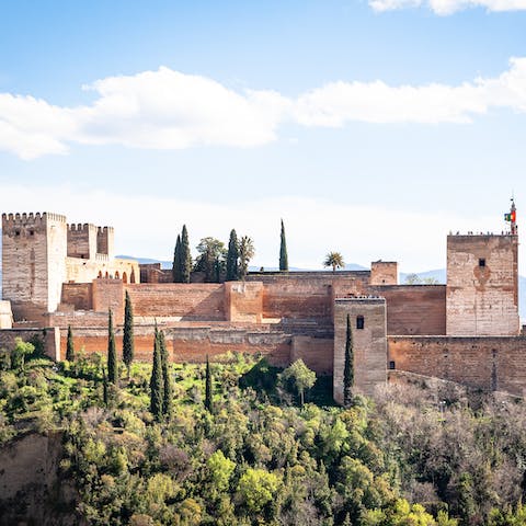 Be sure to visit the awesome Alhambra during your stay