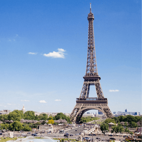 Explore Paris, including the Musée Marmottan Monet and the Eiffel Tower – both are within walking distance