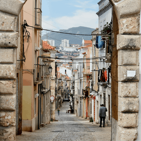 Explore Setúbal's charming centre, two minutes away