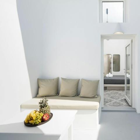 Look forward to sipping your morning coffee on the terrace