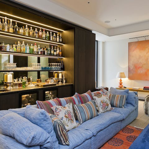 Relax in the stylish and characterful lounge