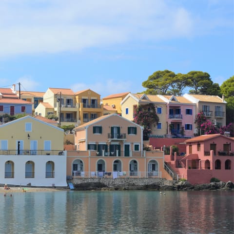 Go island-hopping to Kefalonia, just over three hours away including the ferry