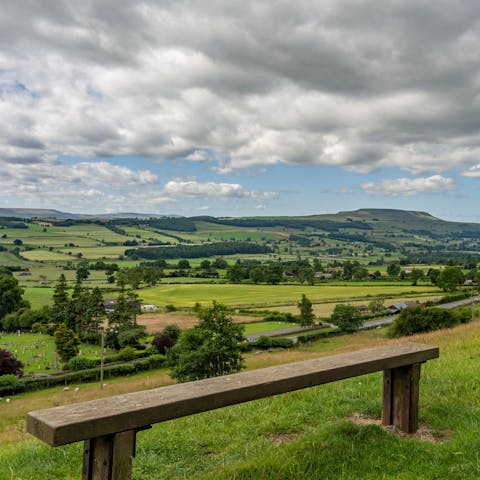 Pull on your hiking boots and take a scenic walk along Leyburn Shawl