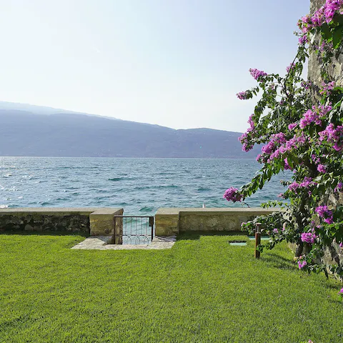 Set sail on a boat trip from the private dock 