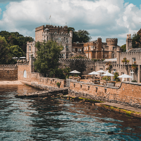 Hop on a boat to Brownsea Island from Poole Quay – just a short drive away
