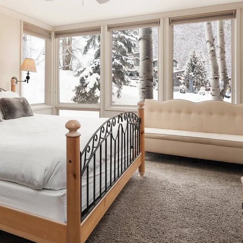 Wake up with the mountain on your doorstep
