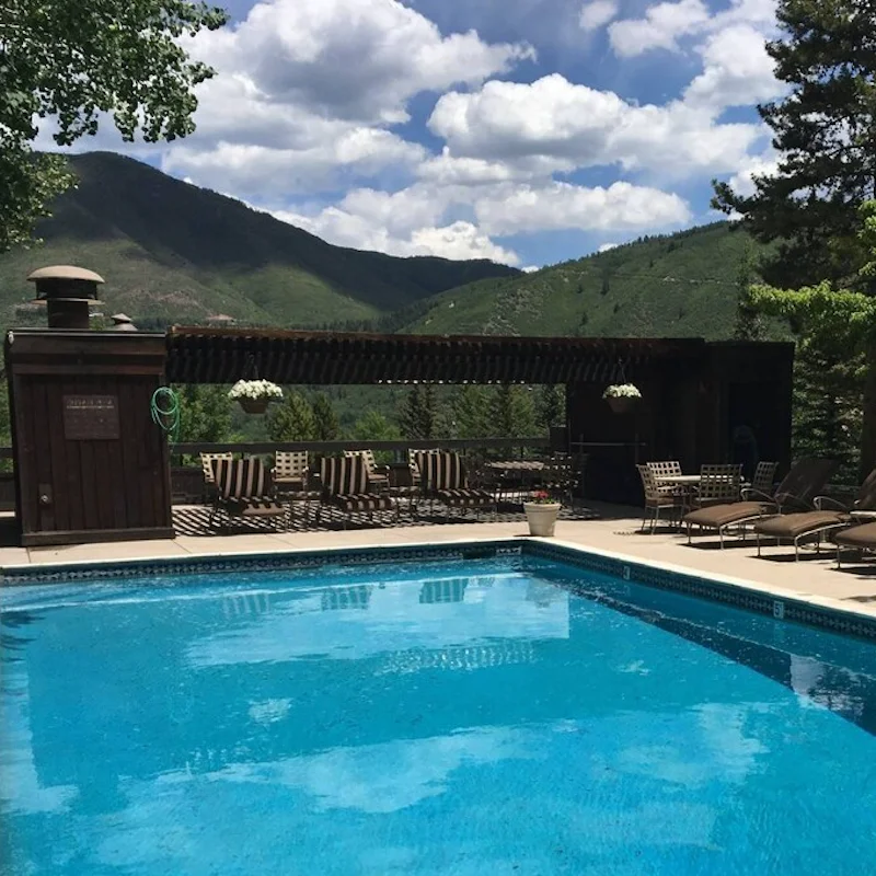 Take a refreshing dip in the swimming pool