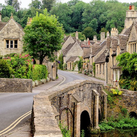 Discover the natural beauty of the Cotswolds, starting in Stow-on-the-Wold, just a fifteen-minute drive away