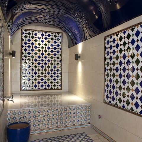 Rejuvenate in the shared Turkish Hammam