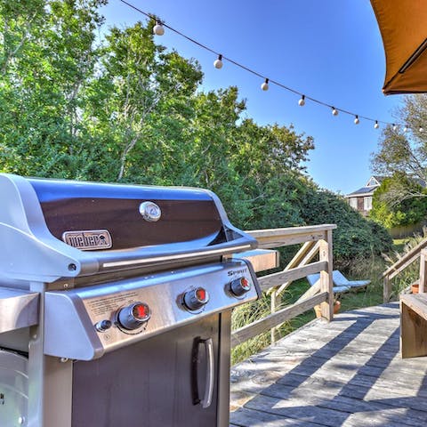 Fire up the grill and make the most of warm Hamptons evenings