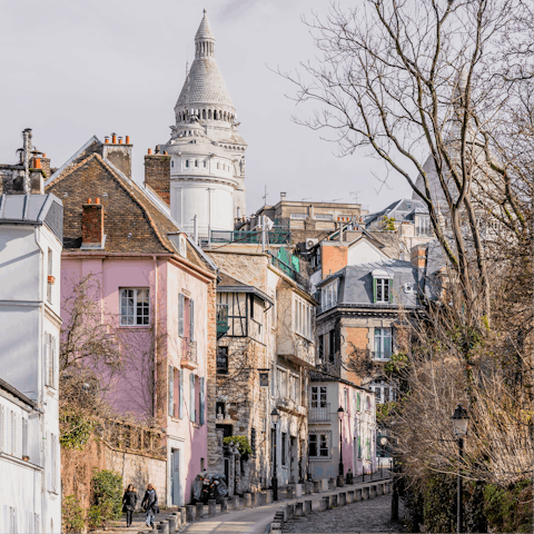 Take a stroll around nearby Montmartre