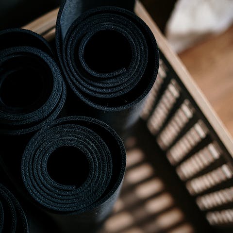 Catch a yoga class open to guests on the rooftop terrace