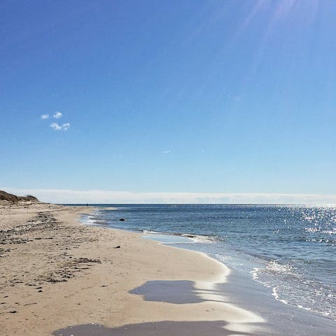 Wander down to Sømarken Strand for a day on the beach – it's an eighteen-minute walk away