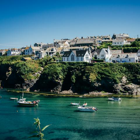 Soak up the sea air at Port Isaac – it's a forty-three-minute drive