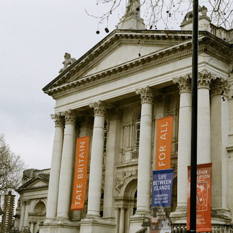 Get your art fix at the Tate Britain, less than a mile away