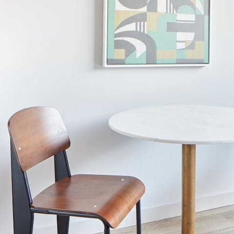 Pull up a chair and do a spot of work around the table
