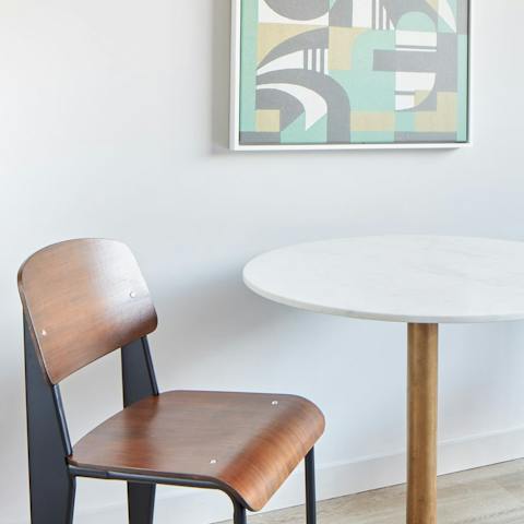 Pull up a chair and do a spot of work around the table