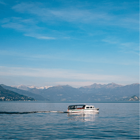 Stay just a short stroll from the shores of Lake Como