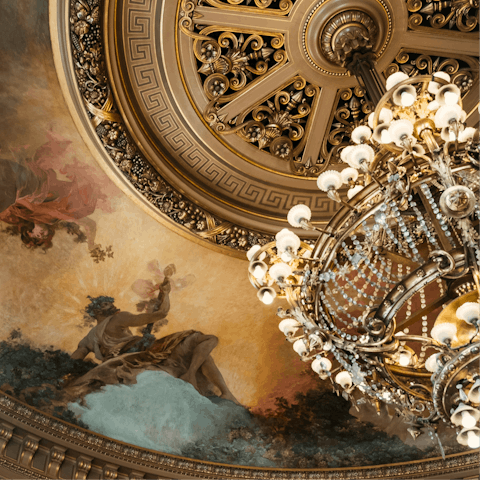 See the opera at the nearby Palais Garnier