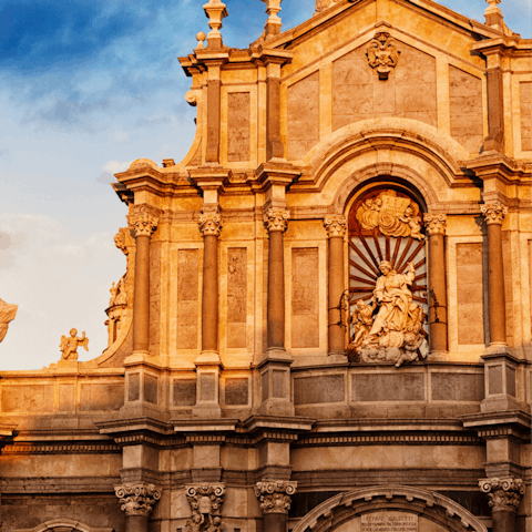 Visit Cattedrale di Sant'Agata, just a thirteen–minute walk away