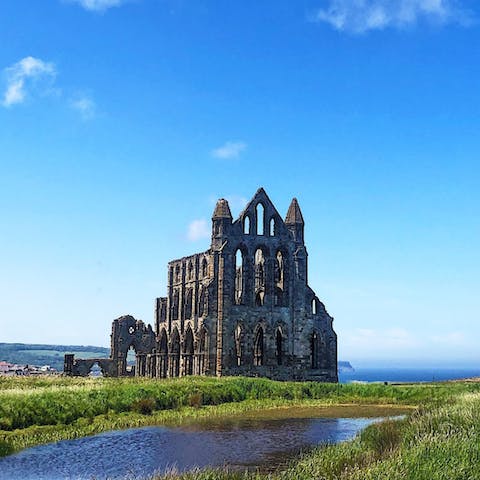 Visit the remains of the famous Abbey, a twenty-minute walk away