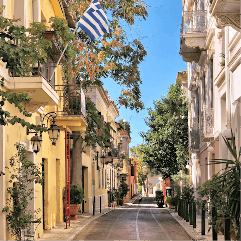 Explore the streets of Kallithea, one of Athen's most bustling areas