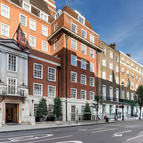 Turn the key onto smart London living at this Georgian apartment building