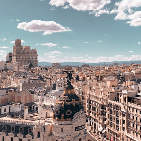 Connect with the beauty of Madrid – the centre is short tram ride away