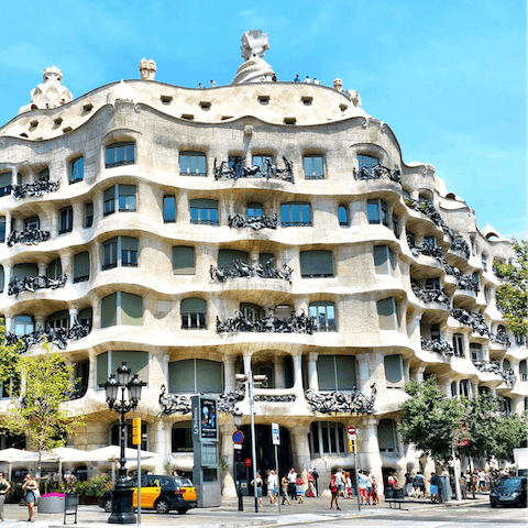 Stay in Eixample, surrounded by beautiful modernist architecture