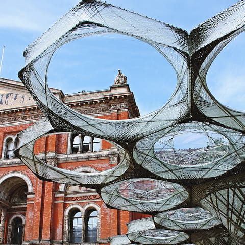 Check out the exhibitions at the Victoria and Albert Museum, a fifteen-minute walk away