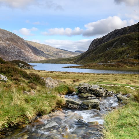 Explore Snowdonia National Park and Bala Lake, less than 5 miles away